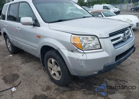 2006 Honda Pilot Ex-L from USA, damaged, VIN 2HKYF18676H505738